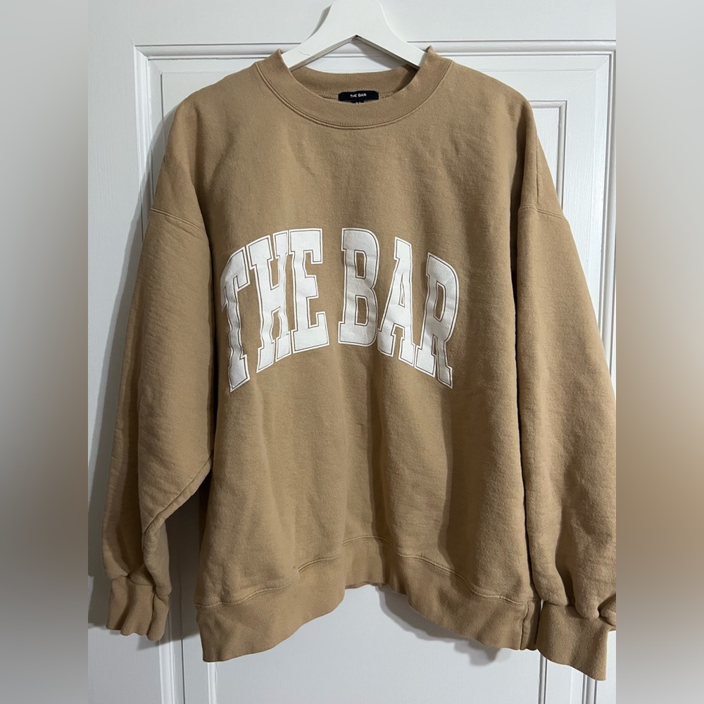 The Bar Tan Sweatshirt